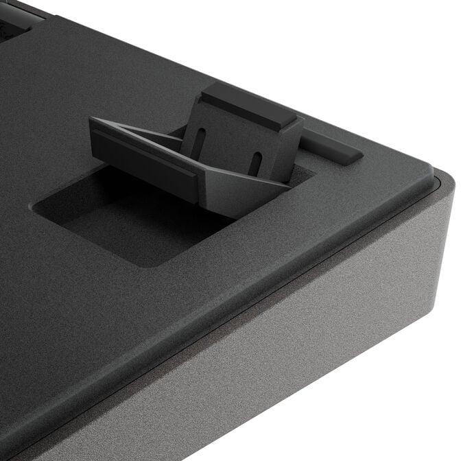 Ducky Cushion 98 Gaming-Tastatur, 96%, DE-Layout, Shush Red Switches - Nickel image number 6