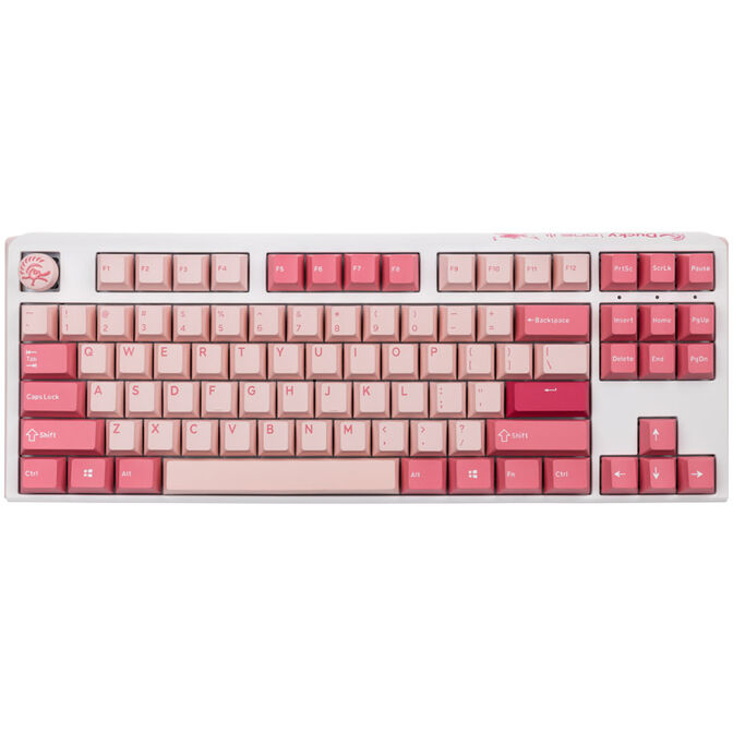 Ducky One 3 Gossamer TKL Pink Gaming Tastatur - MX-Speed-Silver (US) image number 1