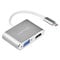 SilverStone SST-EP16C - USB Type-C to VGA & HDMI Adapter