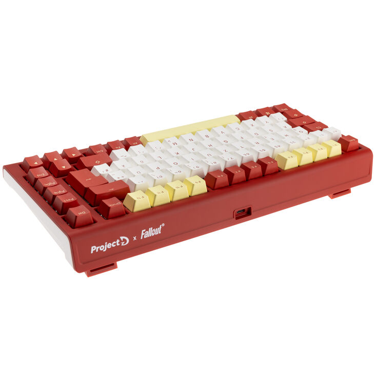 Ducky ProjectD x Fallout Bundle, Tinker 75 + Nuka-Cola Mousepad - MX2A Red, ISO (DE) image number 3