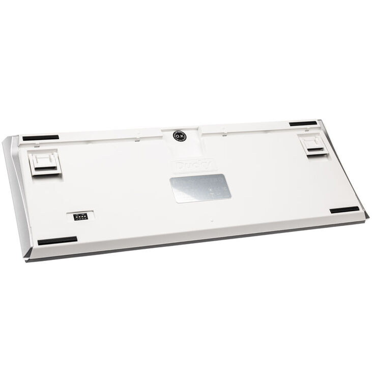 Ducky One 3 Classic Black/White TKL Gaming Keyboard, RGB LED - MX-Blue (US) image number 3