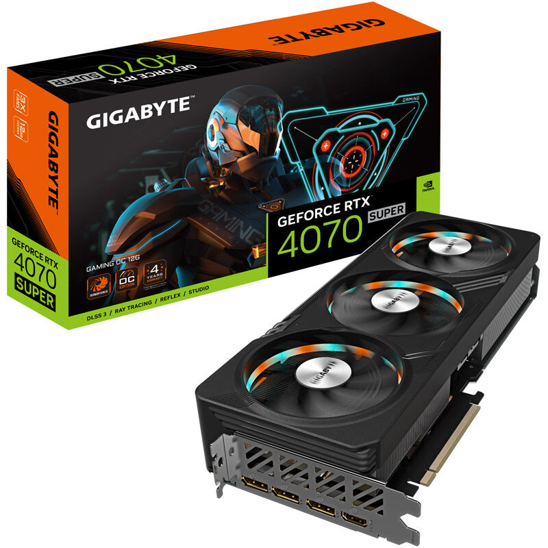 GIGABYTE GeForce RTX 4070 Super Gaming OC 12G 12288 MB GDDR6X