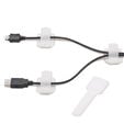 LABEL THE CABLE PRO Wall Klettkabelhalter 50er Set - wei&szlig; image number null