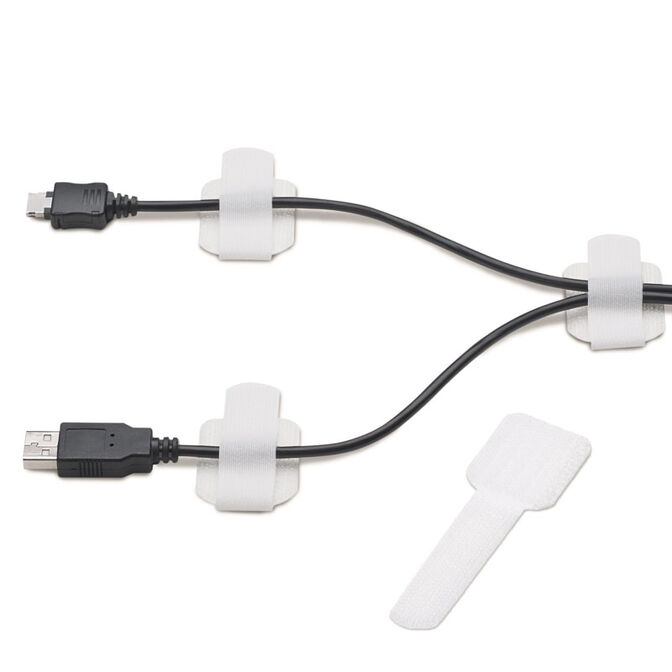 LABEL THE CABLE PRO Wall Klettkabelhalter 50er Set - wei&szlig; image number 4