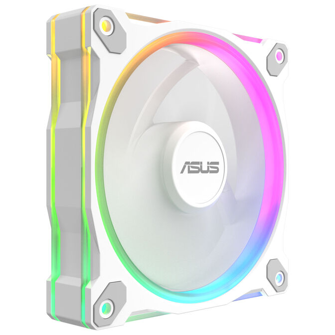 ASUS Prime MR120 ARGB Fan, PWM, Reverse - 120mm, white, pack of 3 image number 5