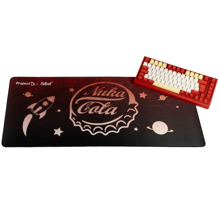 Ducky ProjectD x Fallout Bundle, Tinker 75 + Nuka-Cola Mousepad - MX2A Blue, ISO (DE) image number 0
