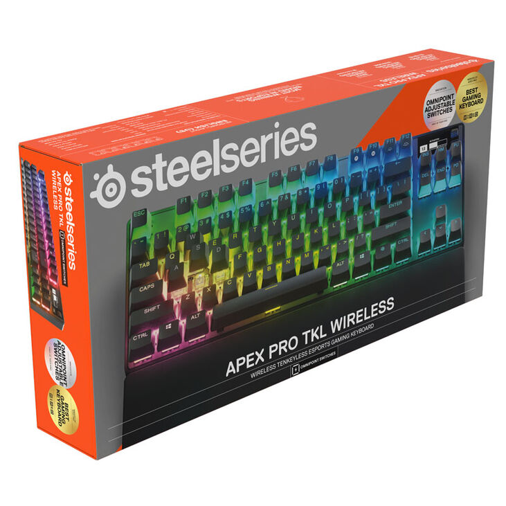 SteelSeries Apex Pro TKL Wireless Gaming Tastatur 2023, OmniPoint 2.0 - schwarz image number 5