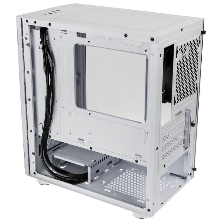 SilverStone Fara H1M Micro-ATX Gehäuse, Tempered Glass - weiß image number 8