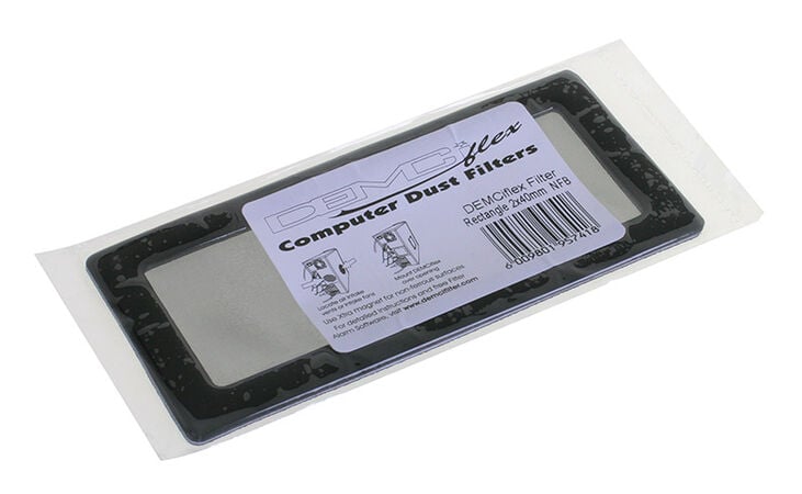 DEMCiflex Dust Filter 2x40mm, square - black/black image number 2