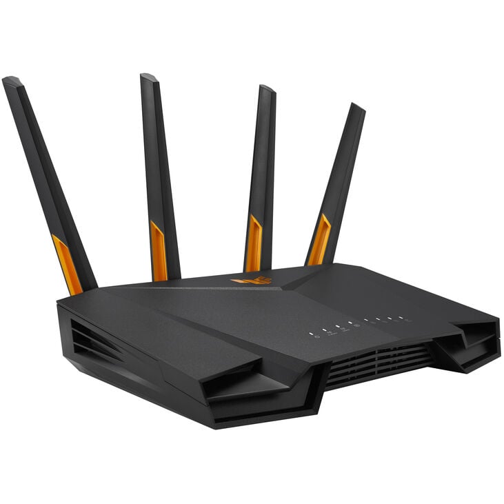 ASUS TUF Gaming TUF-AX4200 Gaming Router, WiFi 6, 2,5 Gbps, AiMesh - schwarz image number 2