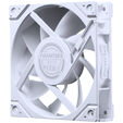 PHANTEKS M25 Gen2 PWM D-RGB Fan, 3-Pack - 120mm, White image number null