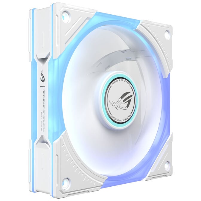 ASUS ROG Eurux GR120 ARGB PWM Fan - Reverse Blade, 3-Pack, white image number 7