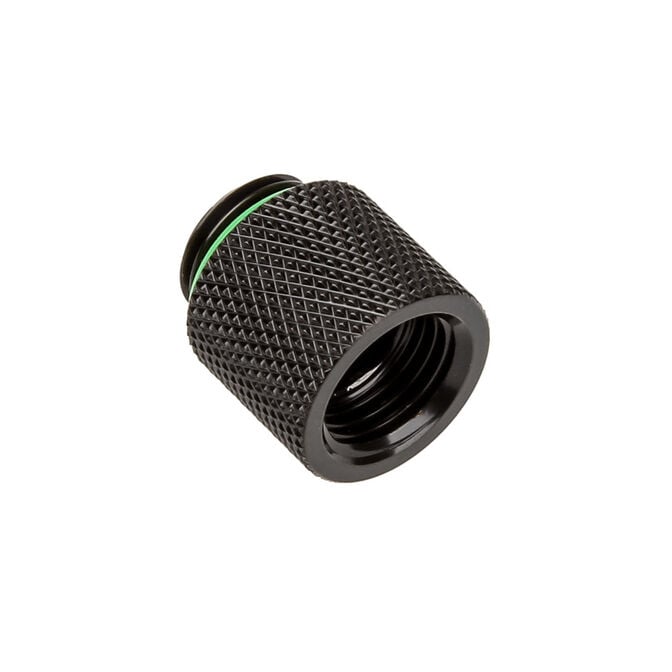 Bitspower Adapter G1/4 Zoll AG auf G1/4 Zoll IG - 15mm, schwarz matt image number 0