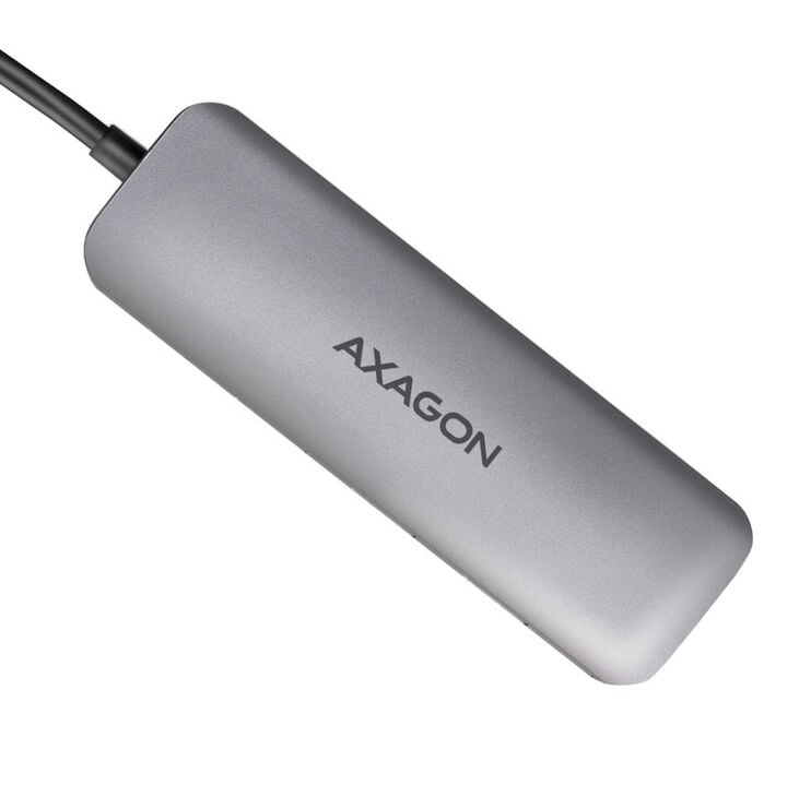 AXAGON HMC-HCR3A USB Hub, 3x USB-A + HDMI + SD/microSD, USB-C 3.2 Gen 1, 20 cm USB-C cable image number 4