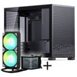 Jonsbo D32 PRO PC-Geh&auml;use + TRYX PANORAMA SE Komplett-Wasserk&uuml;hlung, ARGB - 240mm, schwarz image number null