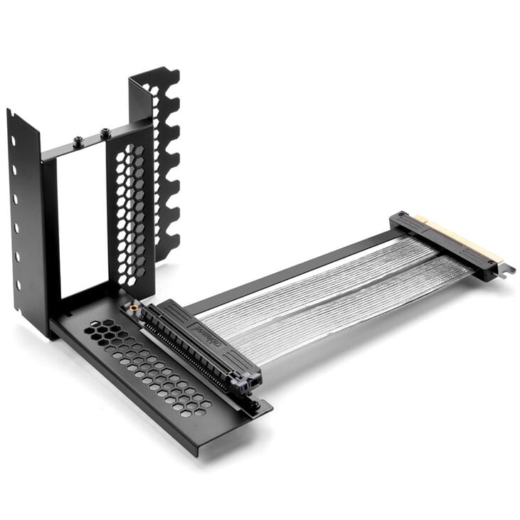 CableMod Vertical PCI-e Bracket PCI-e 4.0 Edition, HDMI + DisplayPort - black image number 0