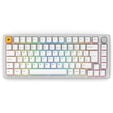 Glorious GMMK Pro Gaming Tastatur, Hot-Swap, RGB - Glorious Fox Switch, ISO (DE), wei&szlig;, Pre-built image number null