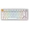 Glorious GMMK Pro Gaming Tastatur, Hot-Swap, RGB - Glorious Fox Switch, ISO (DE), wei&szlig;, Pre-built
