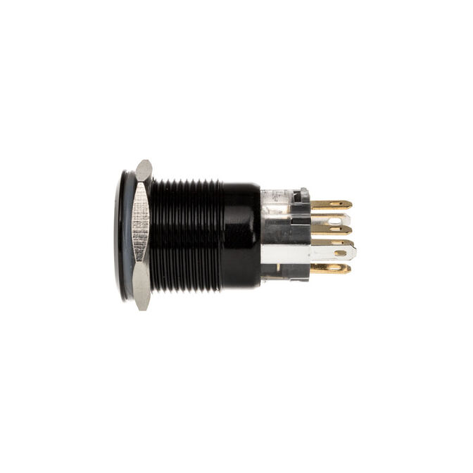 DimasTech Vandalism switch/button 19mm, Blackline Dot - RGB image number 2