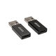 Akasa Typ A auf Typ C USB-Adapter - 2 Stück