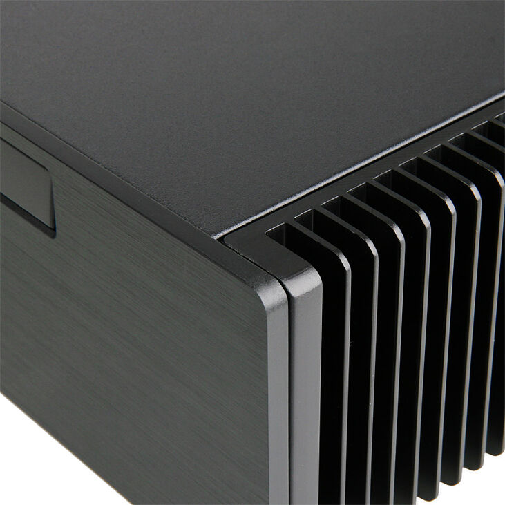 Impactics C3LH-B Mini-ITX Gehäuse mit Standfüßen - schwarz image number 6
