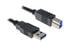 InLine USB 3.0 Kabel, A auf B, schwarz - 3m image number null