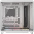 Corsair AIR 5400 RS-R ARGB PC Case, Mid Tower, Tempered Glass, RGB - includes 3x 120mm Fans, white image number null