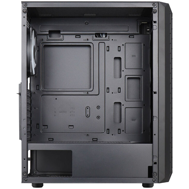 Aerocool Beam-G-BK-v2 Midi-Tower, Tempered Glass - schwarz image number 5