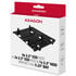 AXAGON RHD-435 mounting frame for 4x 2.5"/2x 2.5" + 1x 3.5" in 5.25" slot - black image number null