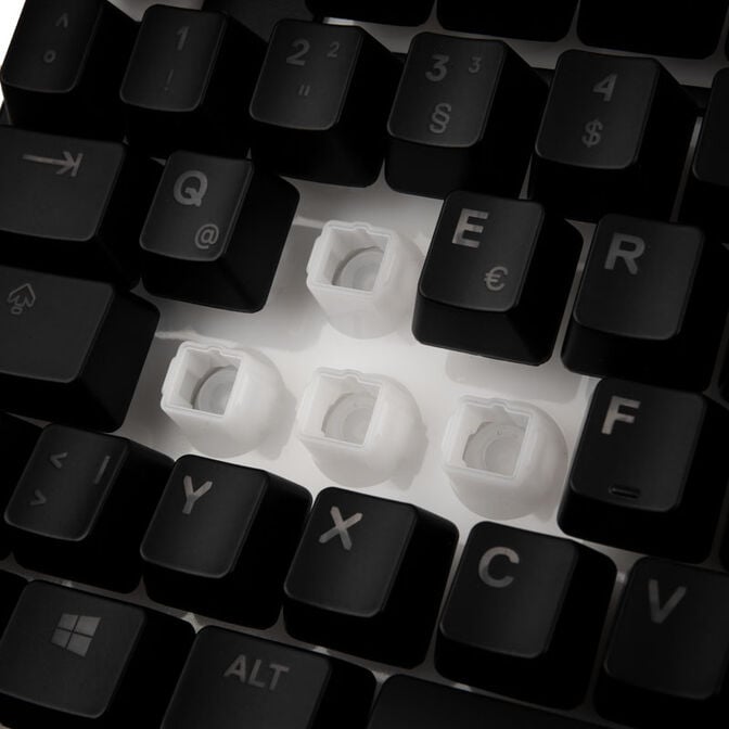 SteelSeries Apex 3 Gaming Keyboard, SteelSeries Whisper-Quiet, RGB - black image number 7