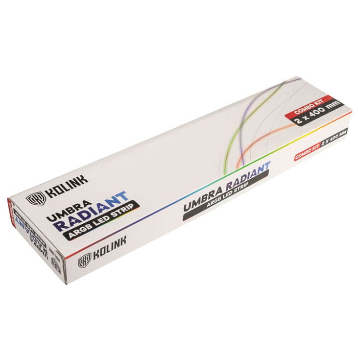 Kolink Umbra Radiant ARGB LED Strip Combo Kit - 2x 400mm image number 5