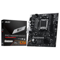 MSI PRO A620AM-B EVO Mainboard, Sockel AM5, AMD A620, mATX, DDR5