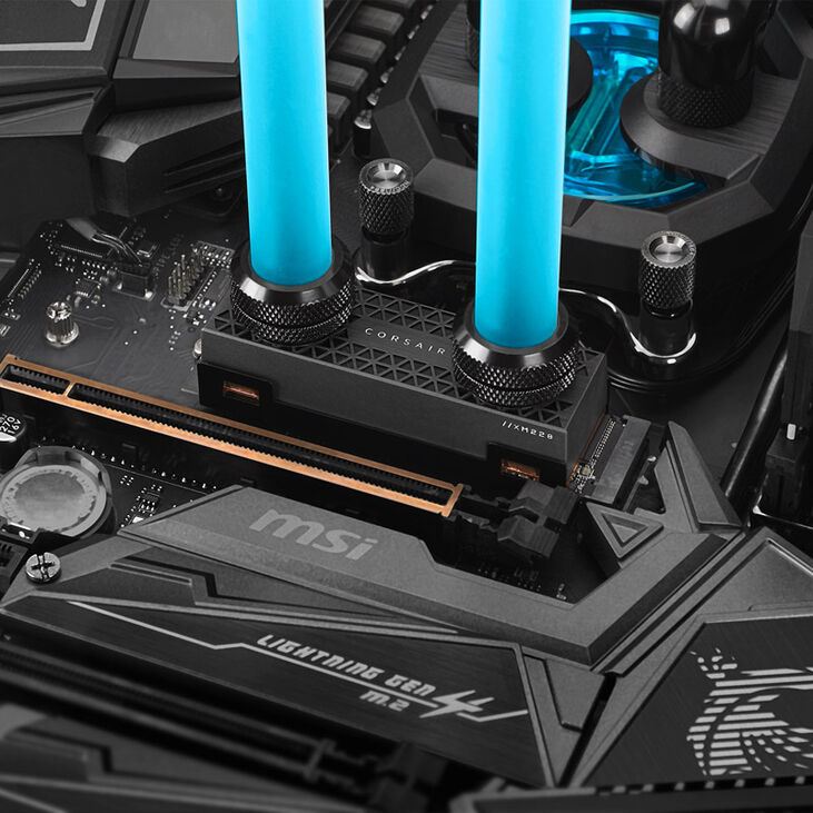 Corsair Hydro X Series XM2 M.2 SSD Water Block (2280) image number 7
