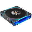 Lian Li UNI FAN TL LCD FLEX Wireless Fan, ARGB and LCD - Reverse Blade 120mm, black image number null
