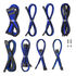 CableMod C-Series Pro ModMesh Sleeved 12V-2x6 12VHPWR Dual StealthSense Cable Kit for Corsair RMi, RMx (Black Label) - black/blue image number null