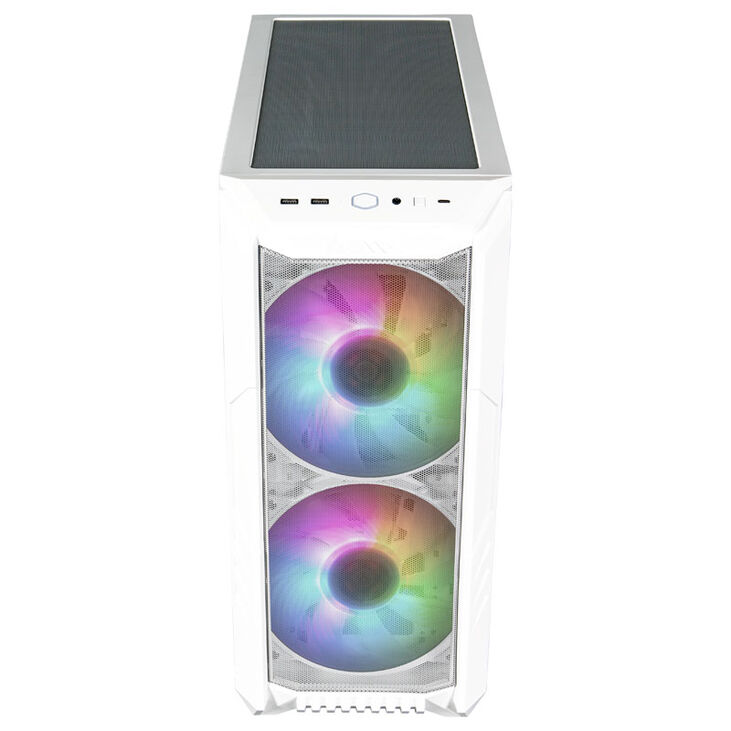 Cooler Master HAF 500, Midi-Tower, ARGB, Tempered Glass - weiß image number 1