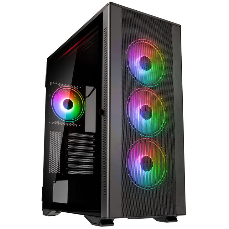 Kolink Stronghold Prism Midi-Tower - schwarz image number 0