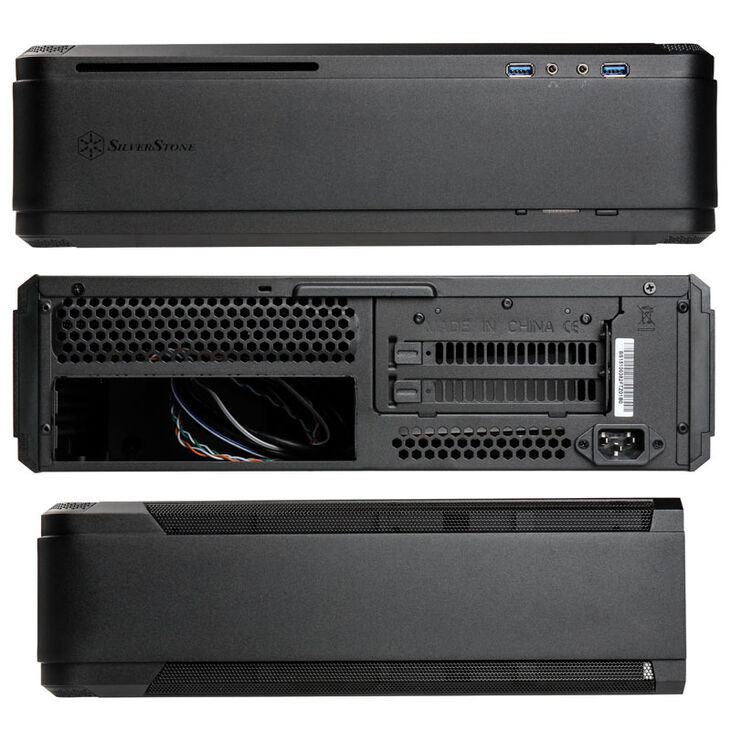 SilverStone SST-FTZ01B Fortress Mini-ITX Gehäuse - schwarz image number 1