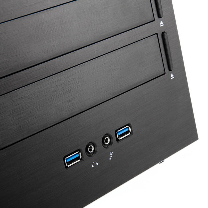 SilverStone SST-GD08B USB 3.0 Grandia Desktop - schwarz image number 3