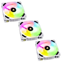 Corsair LL120 RGB Dual Light Loop PWM L&uuml;fter, 3er Pack inkl. Controller - 120mm wei&szlig;