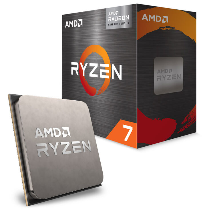 AMD Ryzen 7 5700G 3,8 GHz (Cezanne) Sockel AM4 - Boxed mit Wraith Stealth Kühler image number 0