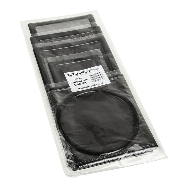 Demciflex Staubfilter-Set für Corsair Air 540 - schwarz/schwarz image number 2