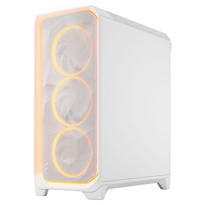 Fractal Design Meshify 3 Ambience Pro RGB White TG Clear PC-Geh&auml;use, Midi-Tower, E-ATX - wei&szlig; image number 4