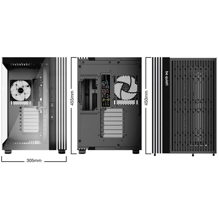 be quiet! Light Base 600 LX Midi-Tower, Tempered Glass, ARGB - schwarz image number 7