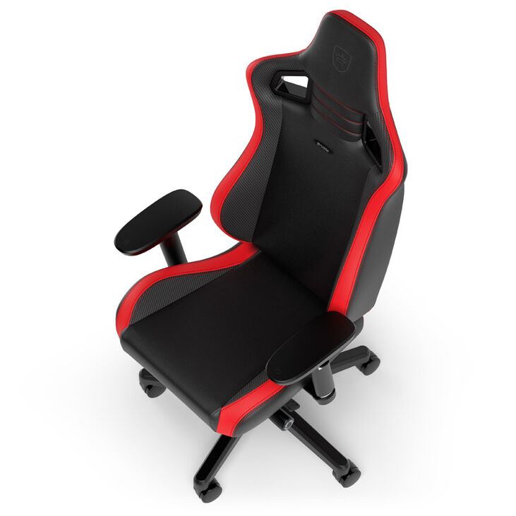 noblechairs EPIC Compact Gaming Chair  - Black/Carbon/Red image number 6