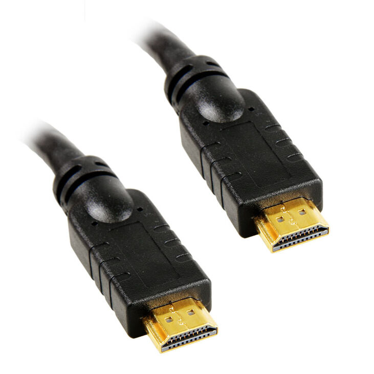 InLine HDMI Kabel High Speed mit Ethernet, schwarz - 2m image number 0