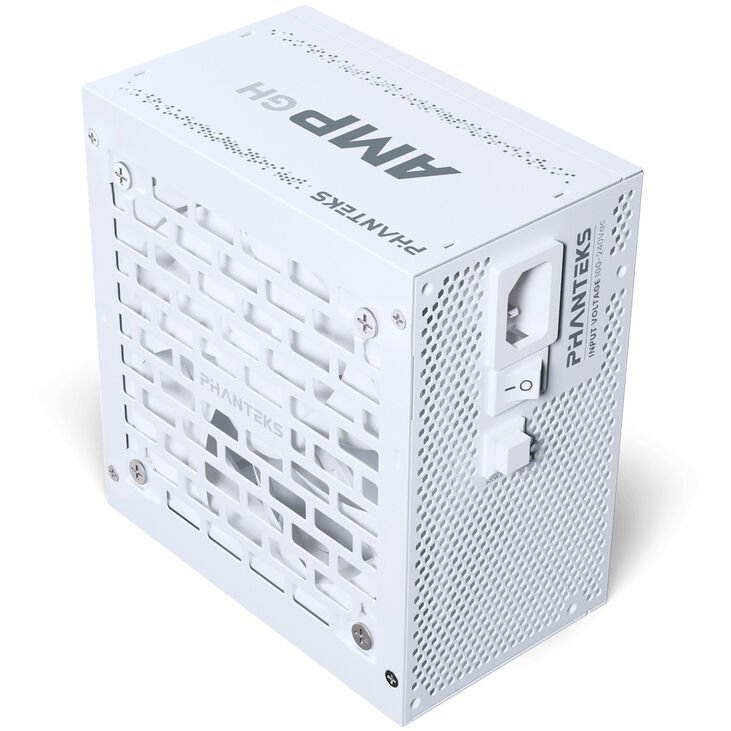 Phanteks AMP GH 750W 80 PLUS Gold Power Supply, PCIe 5.1, ATX 3.1 - 750 Watt, white image number 1