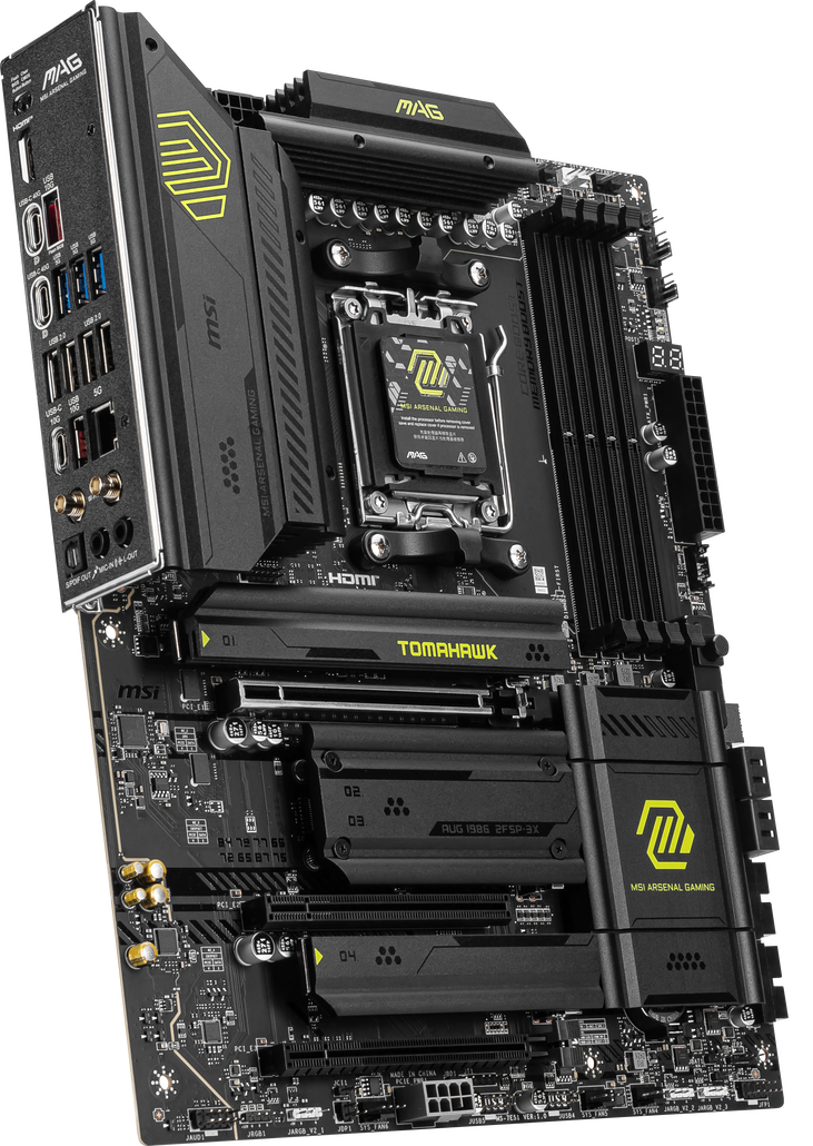 MSI MAG X870 Tomahawk WiFi Mainboard, Sockel AM5, AMD X870, ATX, DDR5 image number 2