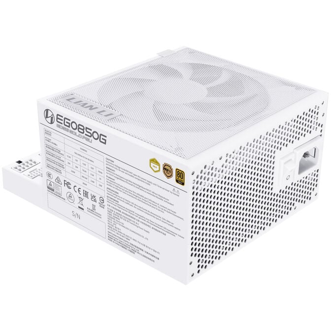 Lian Li EDGE GOLD 850 80 PLUS Gold Netzteil, PCIe 5.1, ATX 3.1 - 850 Watt, wei&szlig; image number 2