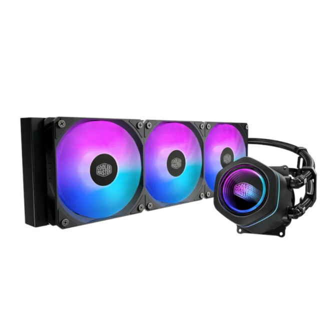 Cooler Master MasterLiquid Core NEX Digital 360 ARGB AiO Wasserk&uuml;hlung - schwarz image number 0